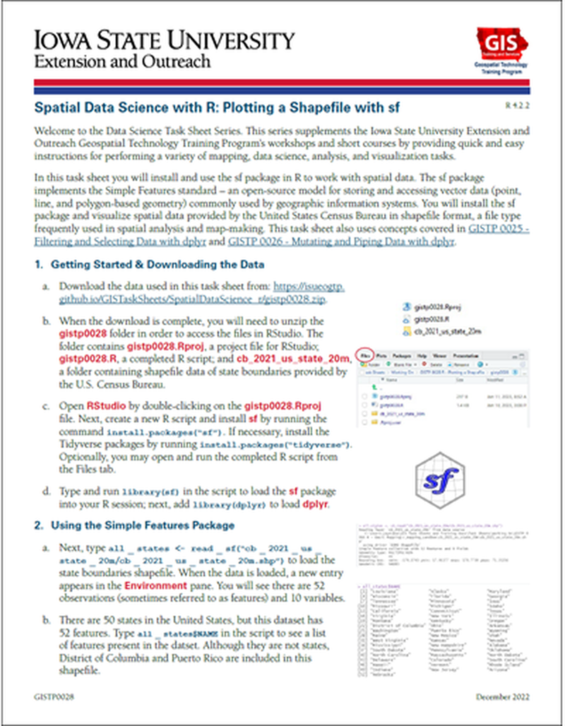 Spatial Data Science with R: Plotting a Shapefile with sf image number 0