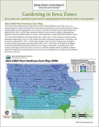 Gardening in Iowa Zones