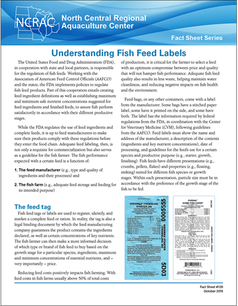 Understanding Fish Feed Labels image number 0