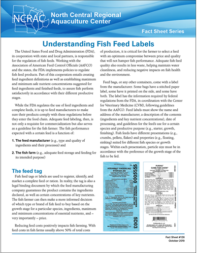 Understanding Fish Feed Labels