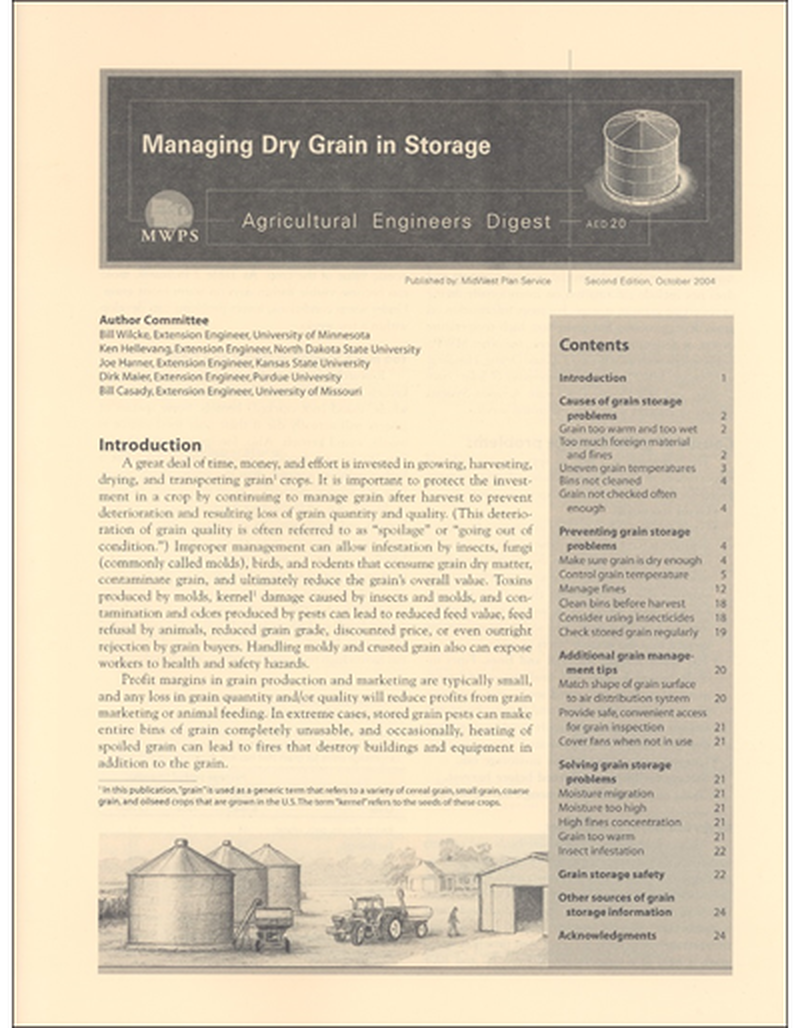 Managing Dry Grain in Storage image number 0