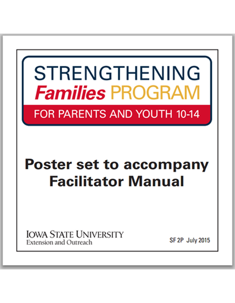 Strengthening Families Program: For Parents and Youth 10-14 - Poster set to accompany Facilitator Manual (Unit=Set of 30 posters) image number 0