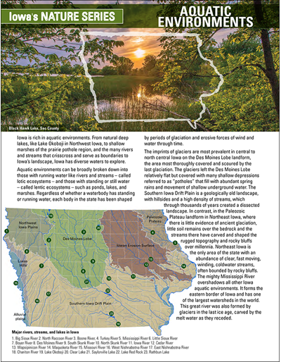 Aquatic Environments - Iowa's Nature Series