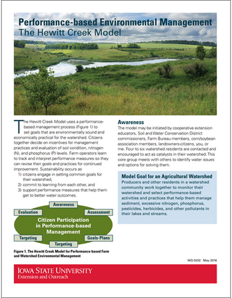 Performance-based Environmental Management - The Hewitt Creek Model image number 0