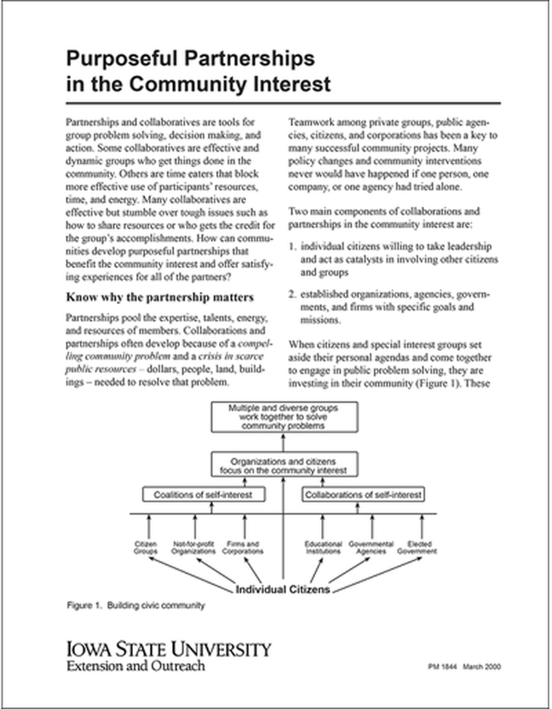 Purposeful Partnerships in the Community Interest image number 0