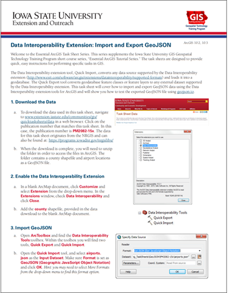 Data Interoperability Extension: Import and Export GeoJSON image number 0