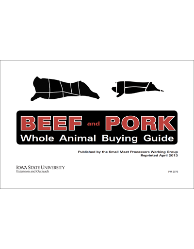 Beef and Pork Whole Animal Buying Guide