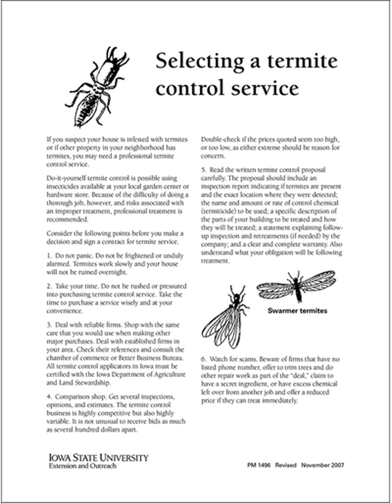 Selecting a Termite Control Service image number 0