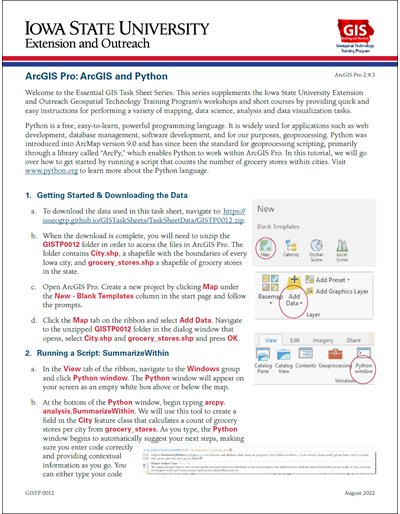 ArcGIS Pro: ArcGIS and Python