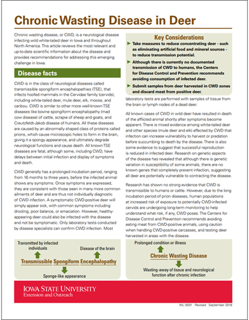 Chronic Wasting Disease in Deer image number 0
