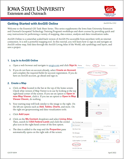 Getting Started with ArcGIS Online