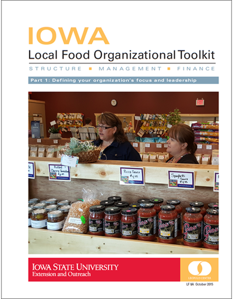 Local Food Organizational Toolkit - Part 1: Defining your organization’s focus and leadership image number 0
