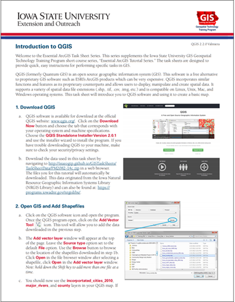 Introduction to QGIS image number 0