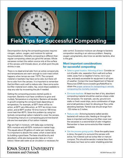 Field Tips for Successful Composting