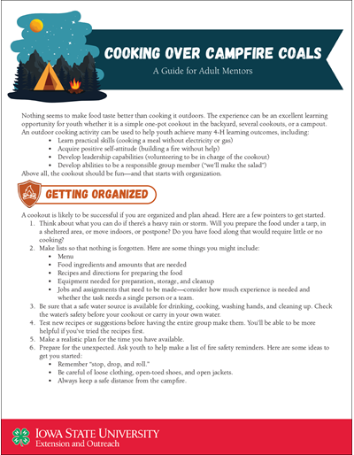 Cooking Over Campfire Coals: A Guide for Adult Mentors