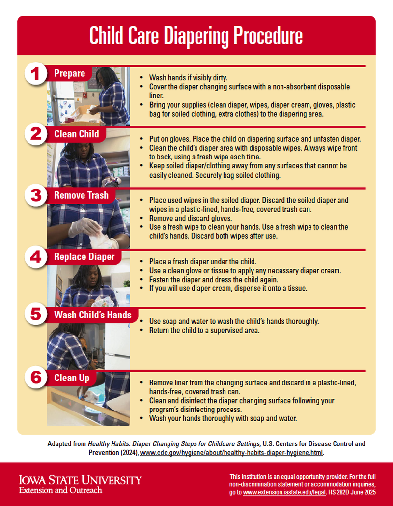 Child Care Diapering Procedure image number 0