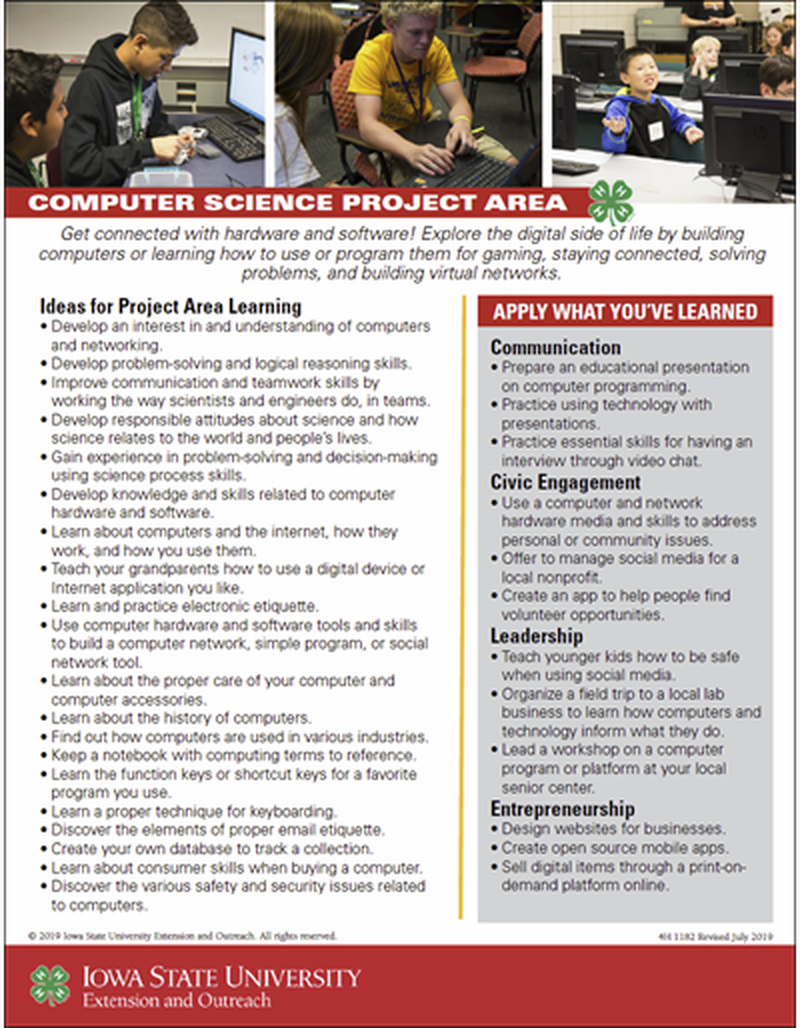 Computer Science Project Area Guide image number 0
