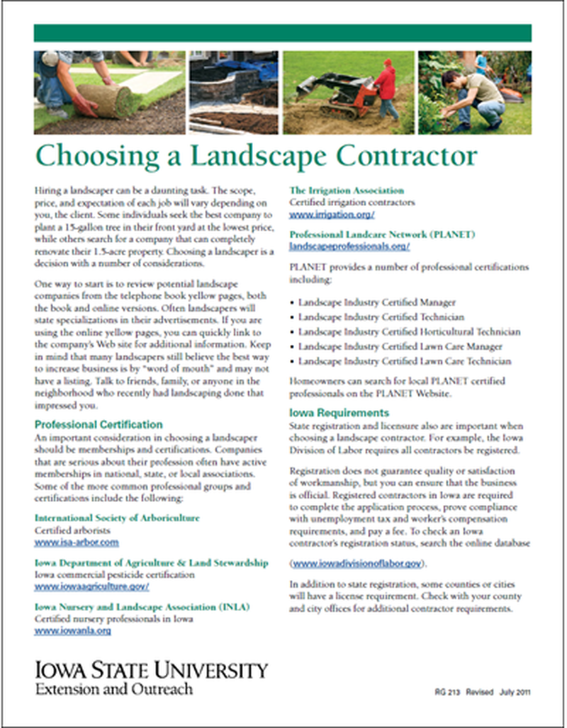 Choosing a Landscape Contractor image number 1