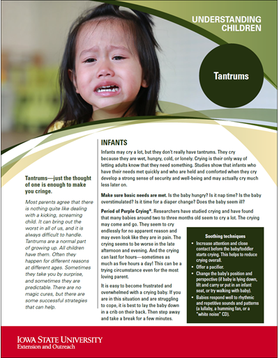 Tantrums -- Understanding Children