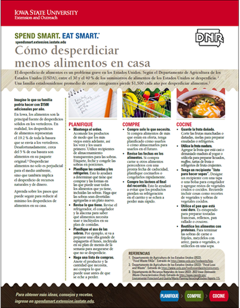 Reducing Food Waste at Home - Spend Smart. Eat Smart. image number 1