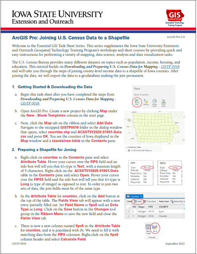 ArcGIS Pro: Joining U.S. Census Data to a Shapefile