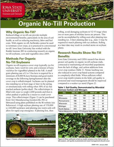 Organic No-Till Production